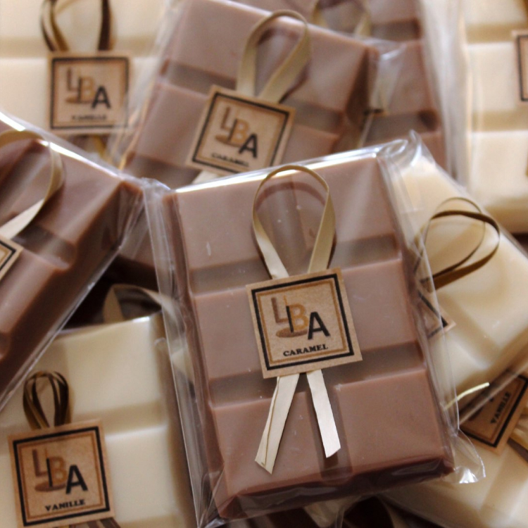 Fondant tablette vanille artisanal pour brûle-parfum