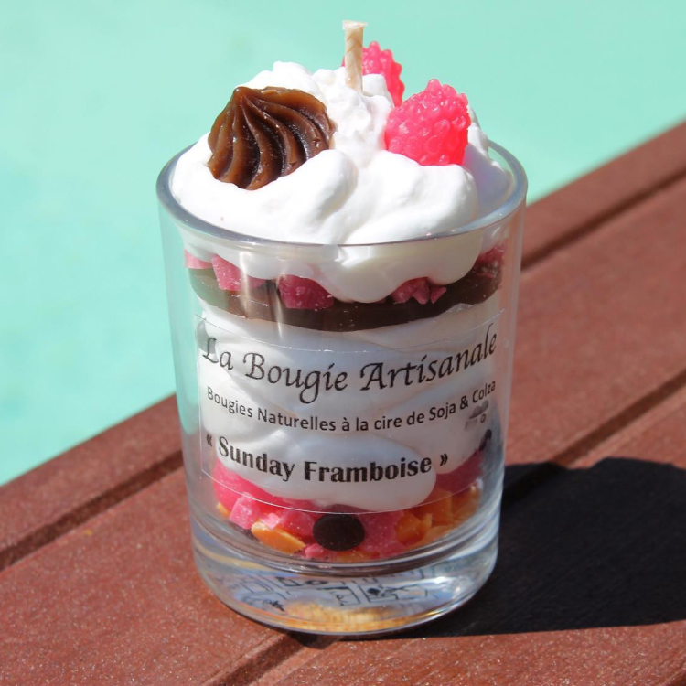 Bougie Sunday Framboise