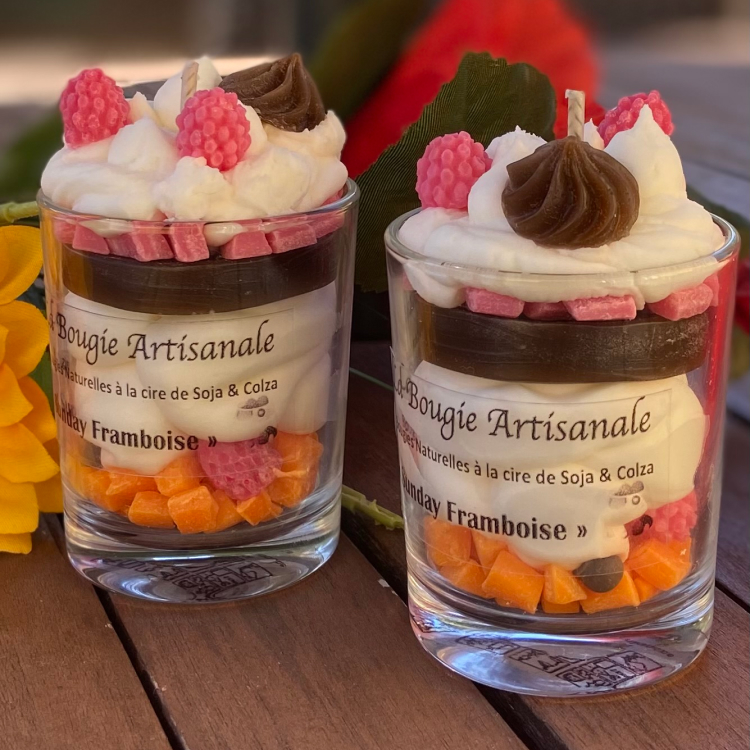 Bougie parfumée à la Framboise